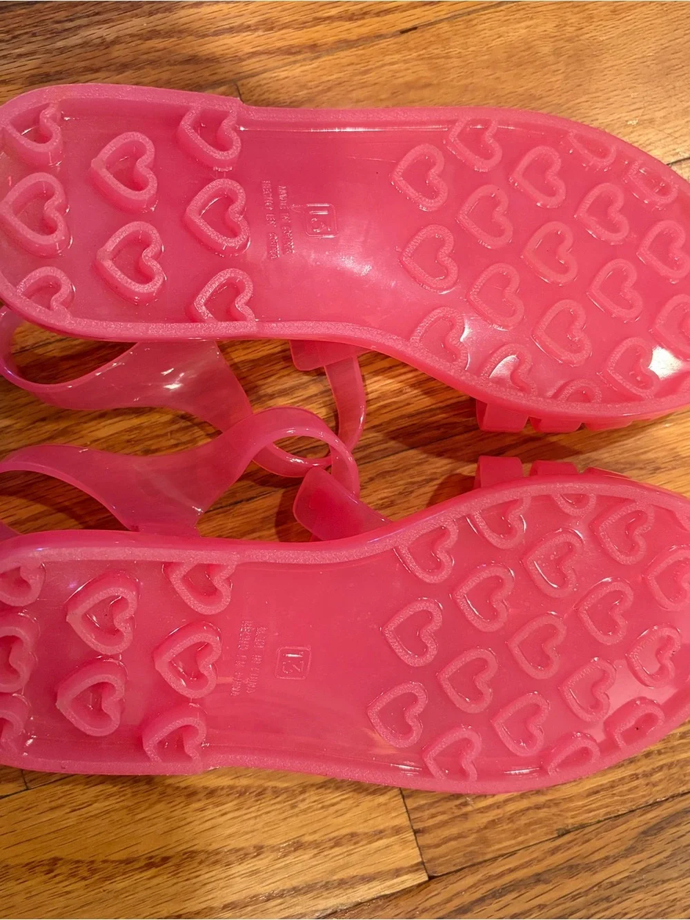 Old Navy Hot Pink Jelly Sandals for Kids